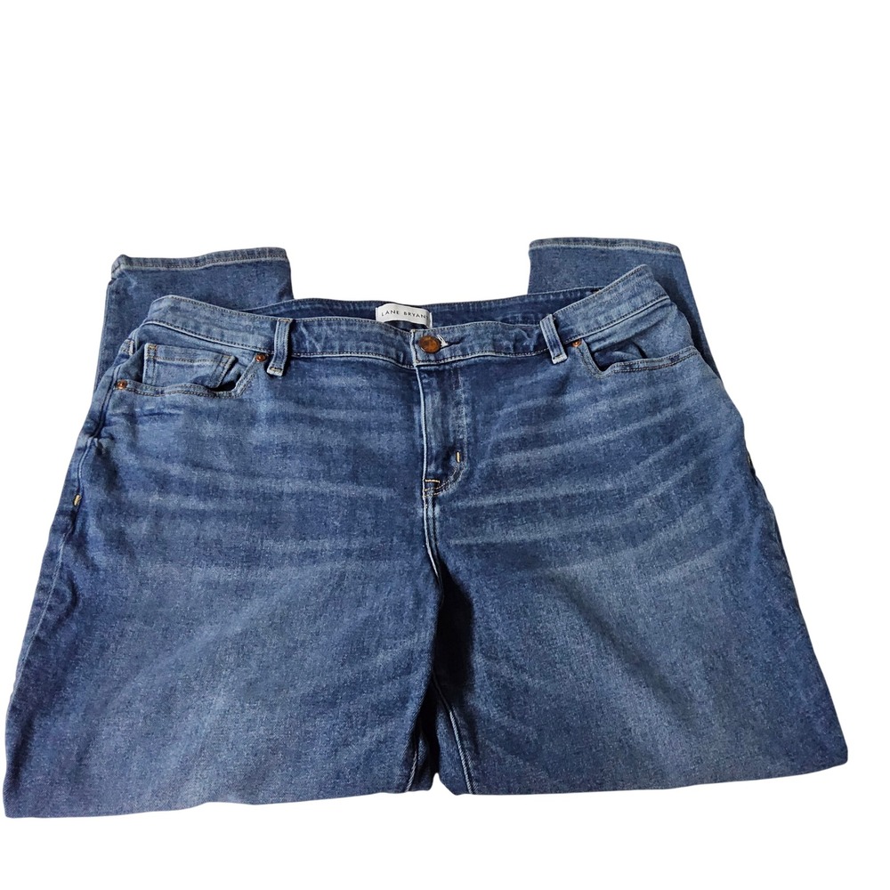 Lane Bryant Signature Fit Flex Magic‎ Waistband Mid Rise Boyfriend Jeans 18 - Picture 2 of 13